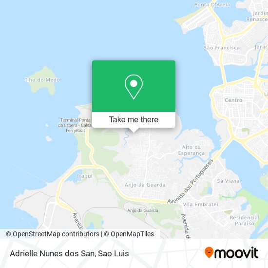 Mapa Adrielle Nunes dos San