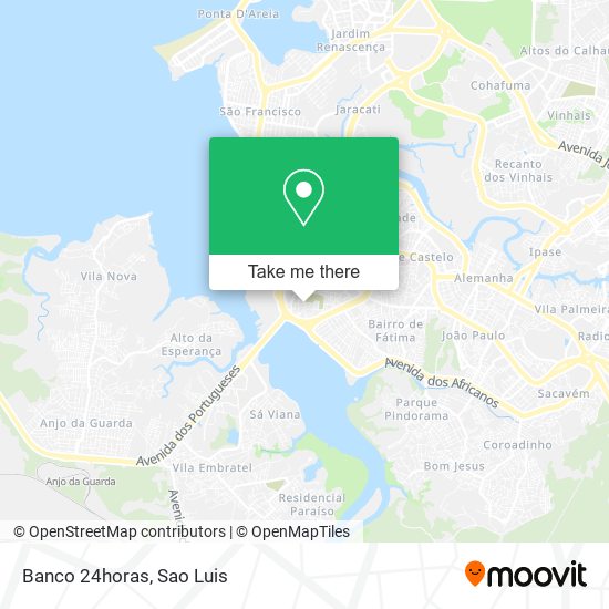 Banco 24horas map