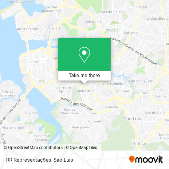 RR Representações map