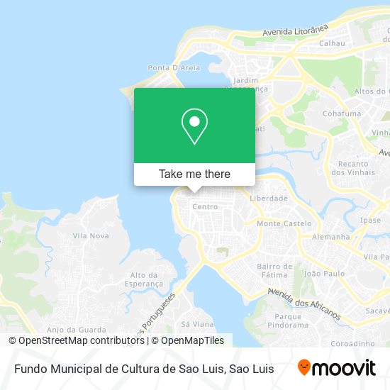 Fundo Municipal de Cultura de Sao Luis map