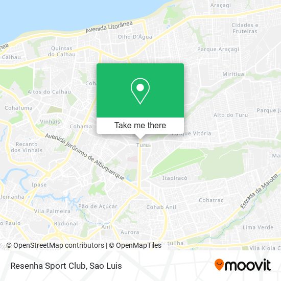 Resenha Sport Club map