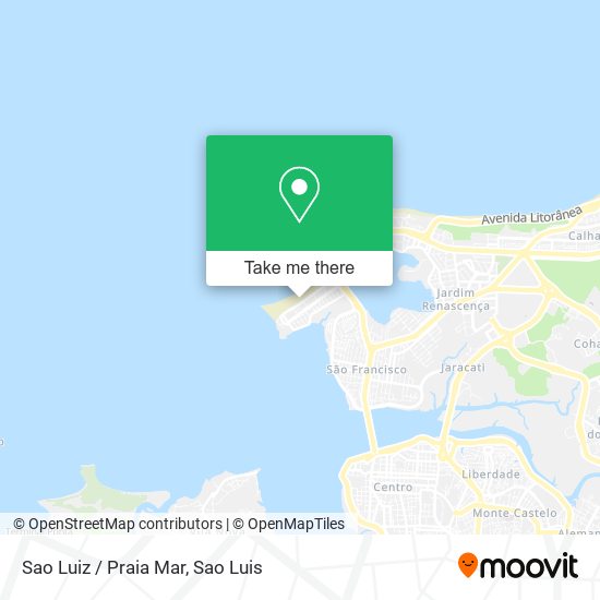 Mapa Sao Luiz / Praia Mar