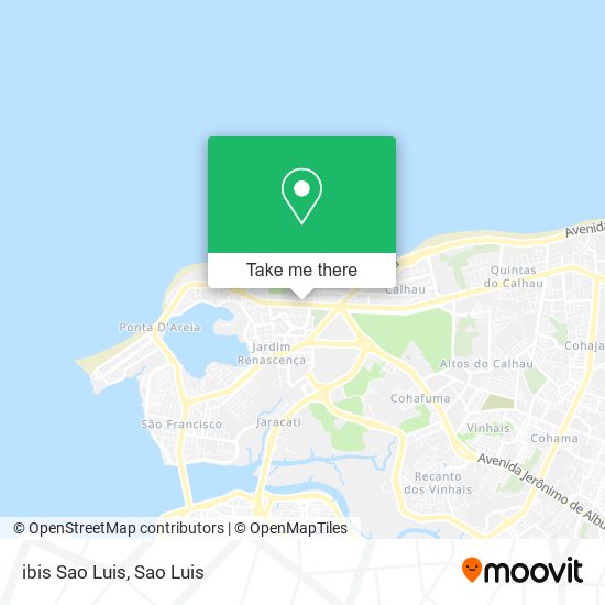 ibis Sao Luis map