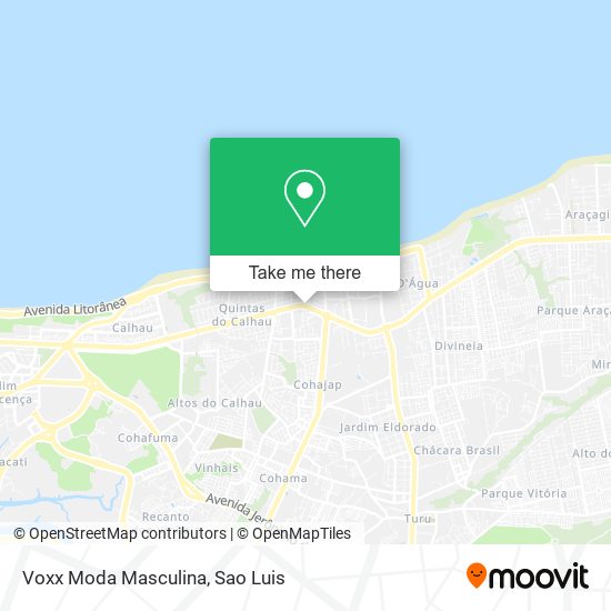 Voxx Moda Masculina map