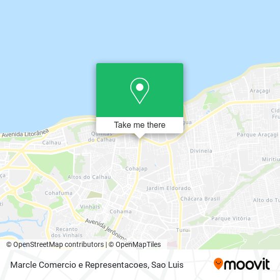 Marcle Comercio e Representacoes map