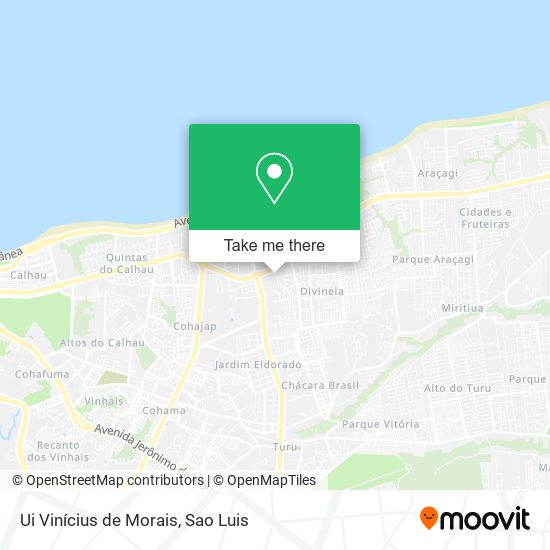 Ui Vinícius de Morais map