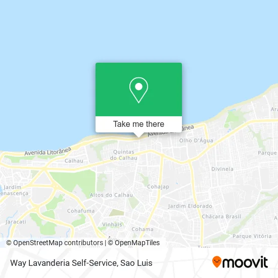 Way Lavanderia Self-Service map