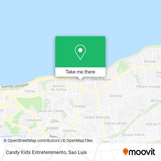 Candy Kids Entretenimento map