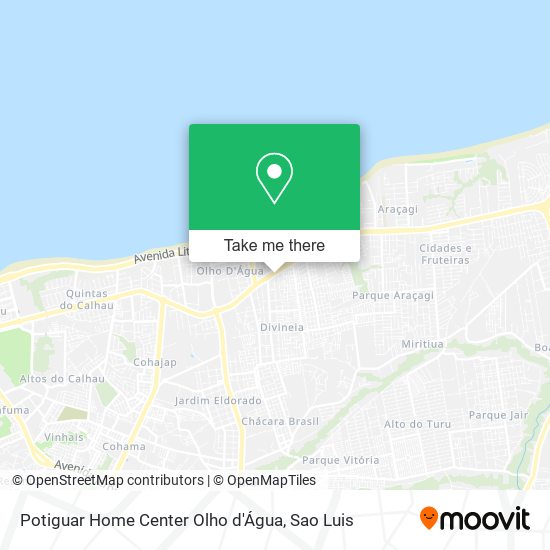 Potiguar Home Center Olho d'Água map