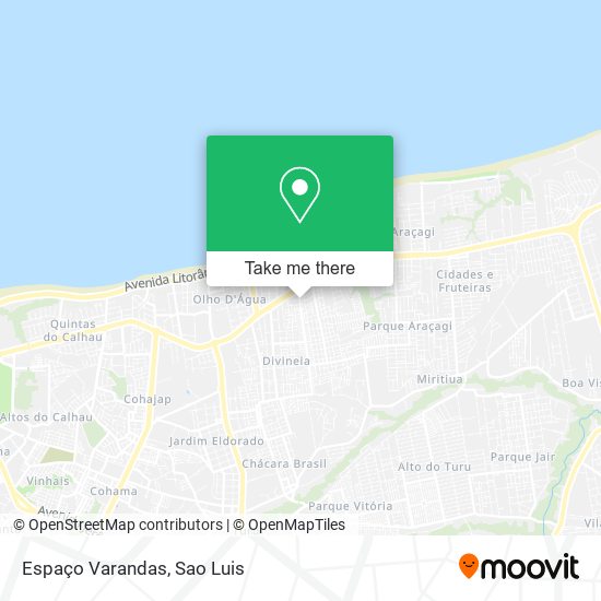 Espaço Varandas map