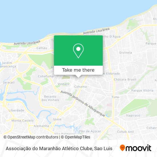 Mapa Associação do Maranhão Atlético Clube