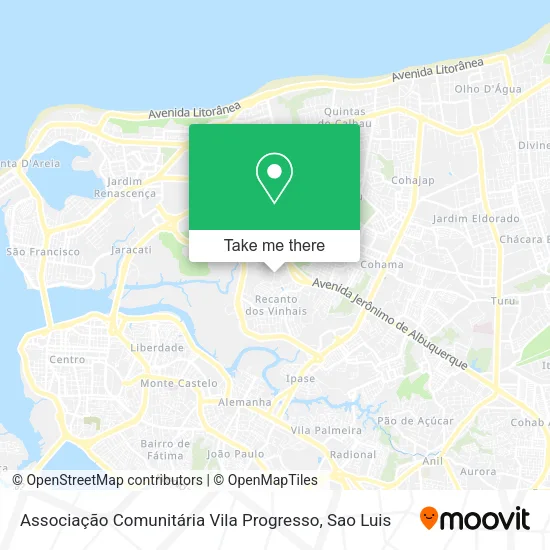 Associação Comunitária Vila Progresso map