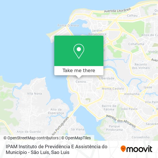 IPAM Instituto de Previdência E Assistência do Município - São Luís map
