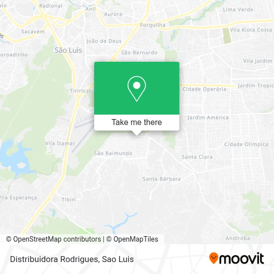 Distribuidora Rodrigues map