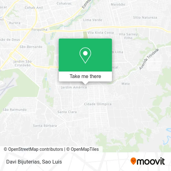 Davi Bijuterias map