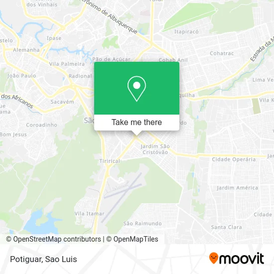 Potiguar map