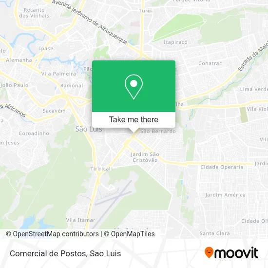 Comercial de Postos map