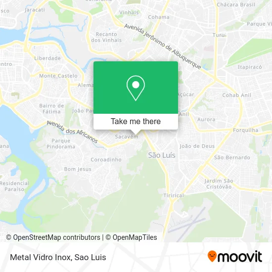 Metal Vidro Inox map