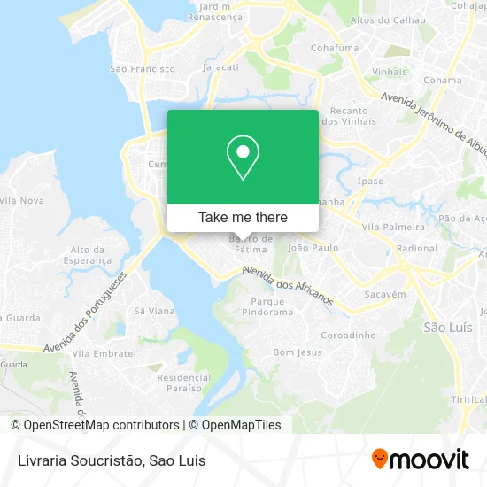 Livraria Soucristão map