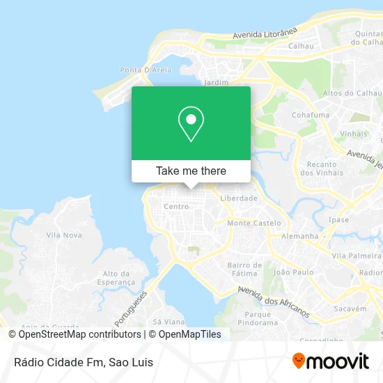 Rádio Cidade Fm map