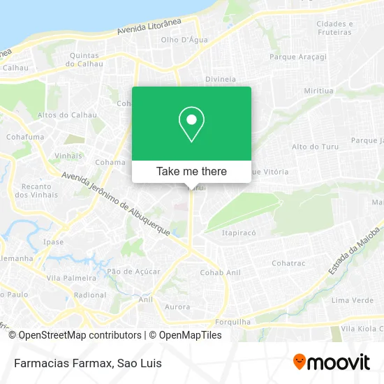 Farmacias Farmax map