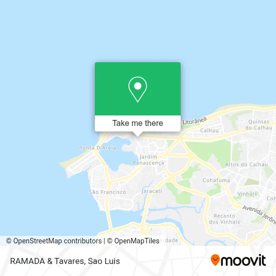 RAMADA & Tavares map