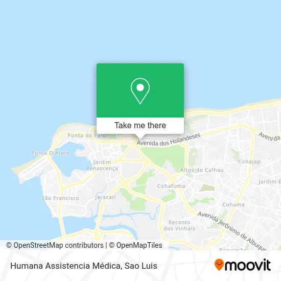 Humana Doctors Map How to Get to Humana Assistencia Médica in São Luis by Bus?