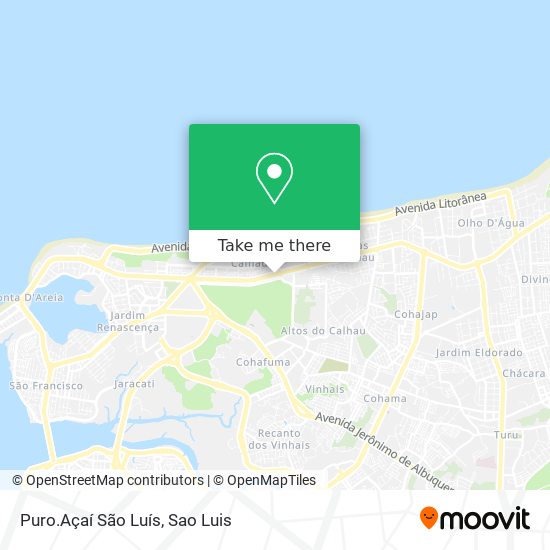 Puro.Açaí São Luís map