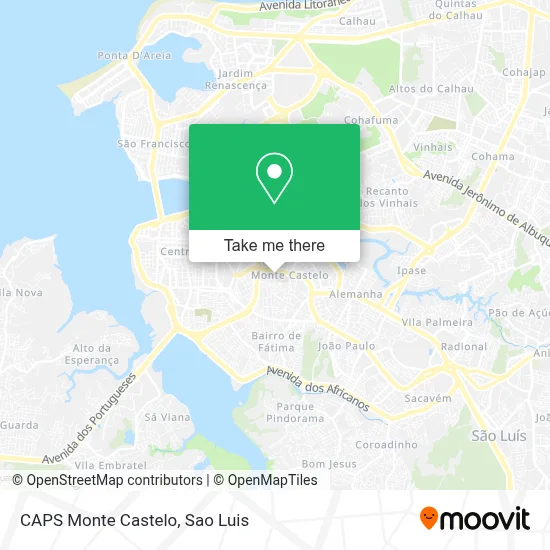 CAPS Monte Castelo map