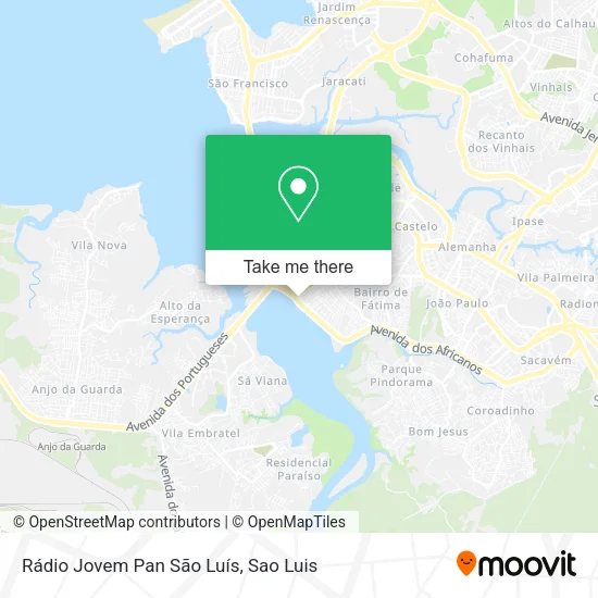 Rádio Jovem Pan São Luís map