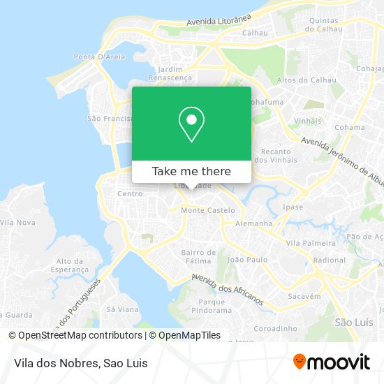 Vila dos Nobres map