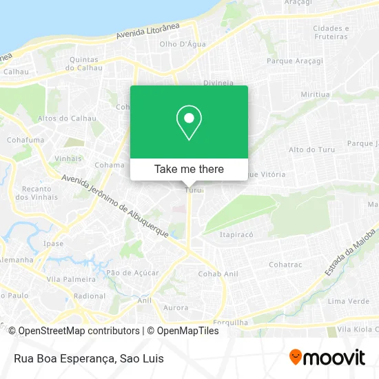 Rua Boa Esperança map