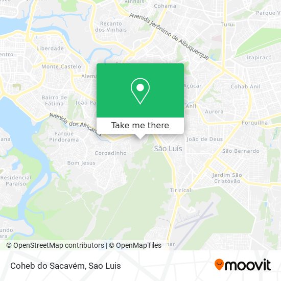 Mapa Coheb do Sacavém