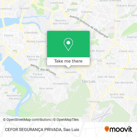 CEFOR SEGURANÇA PRIVADA map
