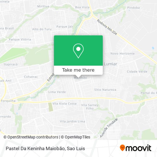 Pastel Da Keninha Maiobão map