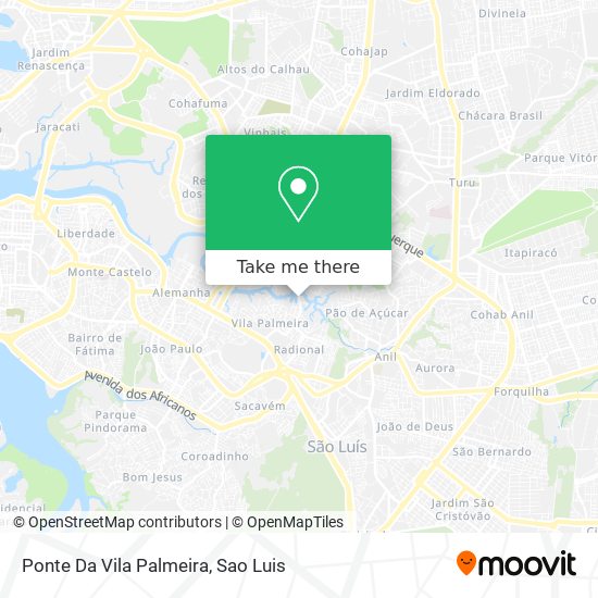 Ponte Da Vila Palmeira map