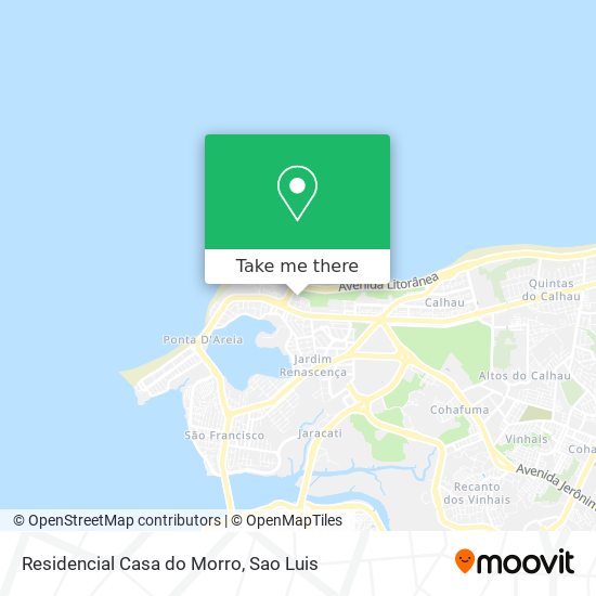 Mapa Residencial Casa do Morro