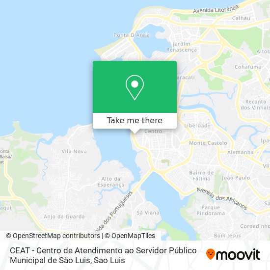 CEAT - Centro de Atendimento ao Servidor Público Municipal de Säo Luis map