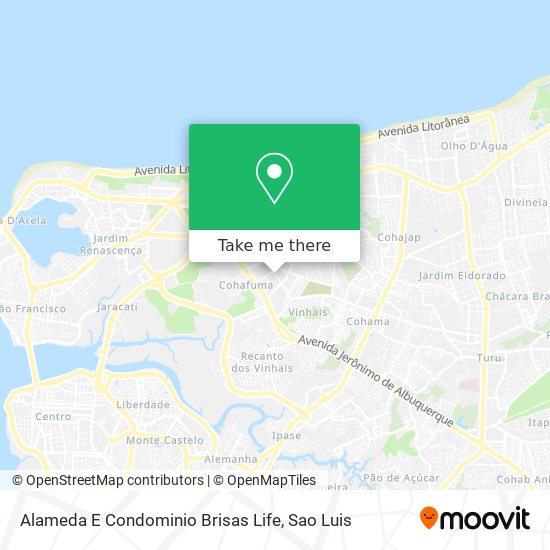 Alameda E Condominio Brisas Life map