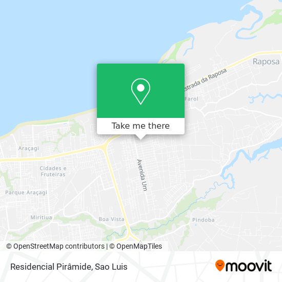 Residencial Pirâmide map