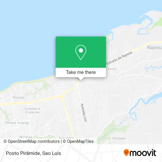 Posto Pirâmide map