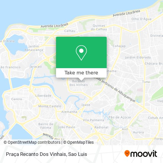 Praça Recanto Dos Vinhais map