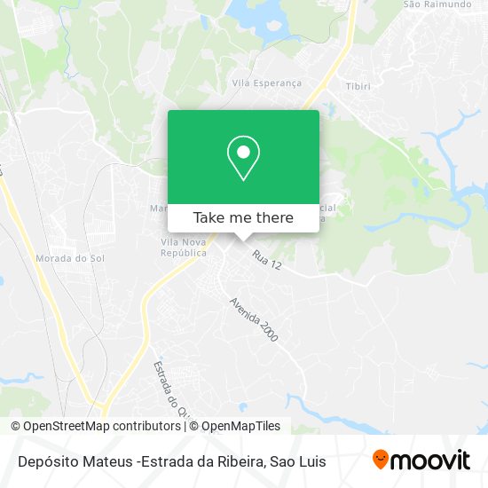 Depósito Mateus -Estrada da Ribeira map