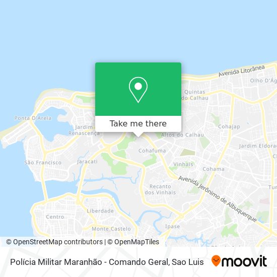 Polícia Militar  Maranhão - Comando Geral map