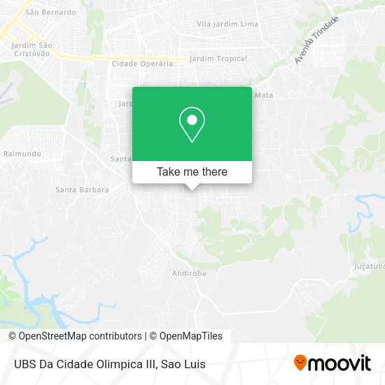 UBS Da Cidade Olimpica III map