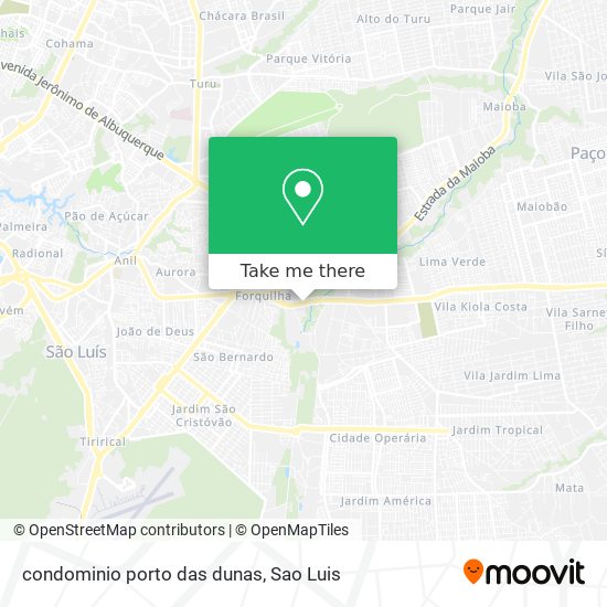 condominio porto das dunas map