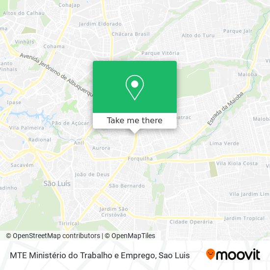 MTE Ministério do Trabalho e Emprego map