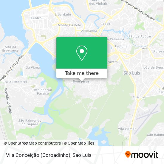 Vila Conceição (Coroadinho) map