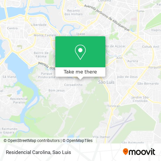 Mapa Residencial Carolina