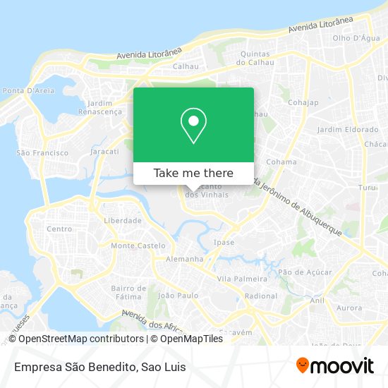 Empresa São Benedito map